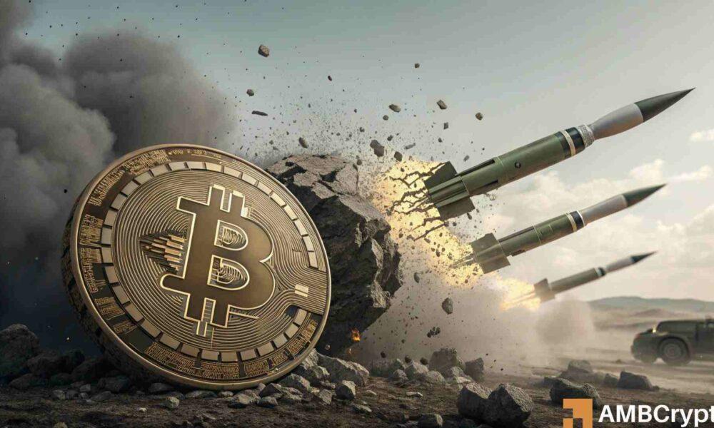 比特币价格在108,000美元以下波动:伊朗和以色列紧张局势下下一步将会如何发展?