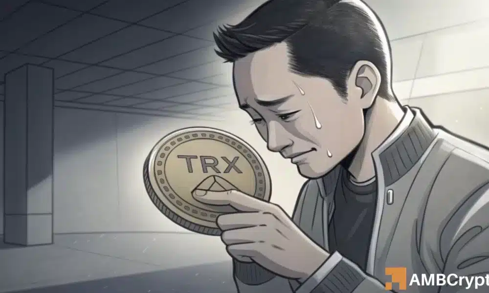 TRX 收入触及 4 年新低，1.85 亿美元流出 TRON – 是否正在进行更深层次的抛售？