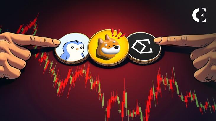 BONK, PENGU, ENA: 价格下跌,关注斐波那契回调目标